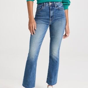 MOTHER High Rise Blue Jeans